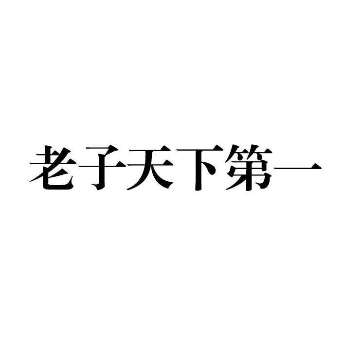 老子天下第一