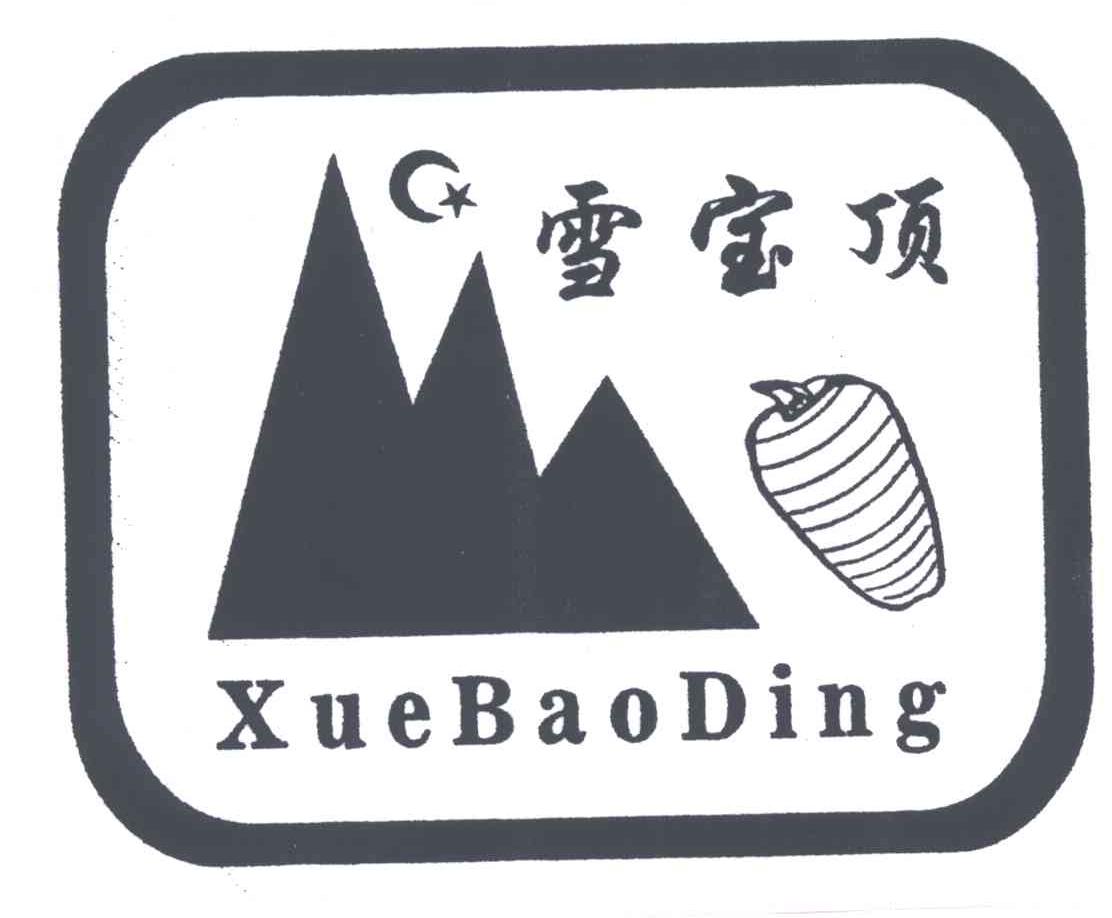 雪宝顶及图