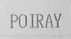 POIRAY