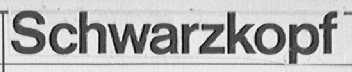 SCHWARZKOPF