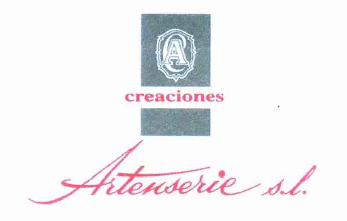 CREACIONES ARTENSERIE;CA