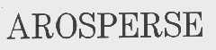 AROSPERSE