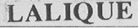 LALIQUE